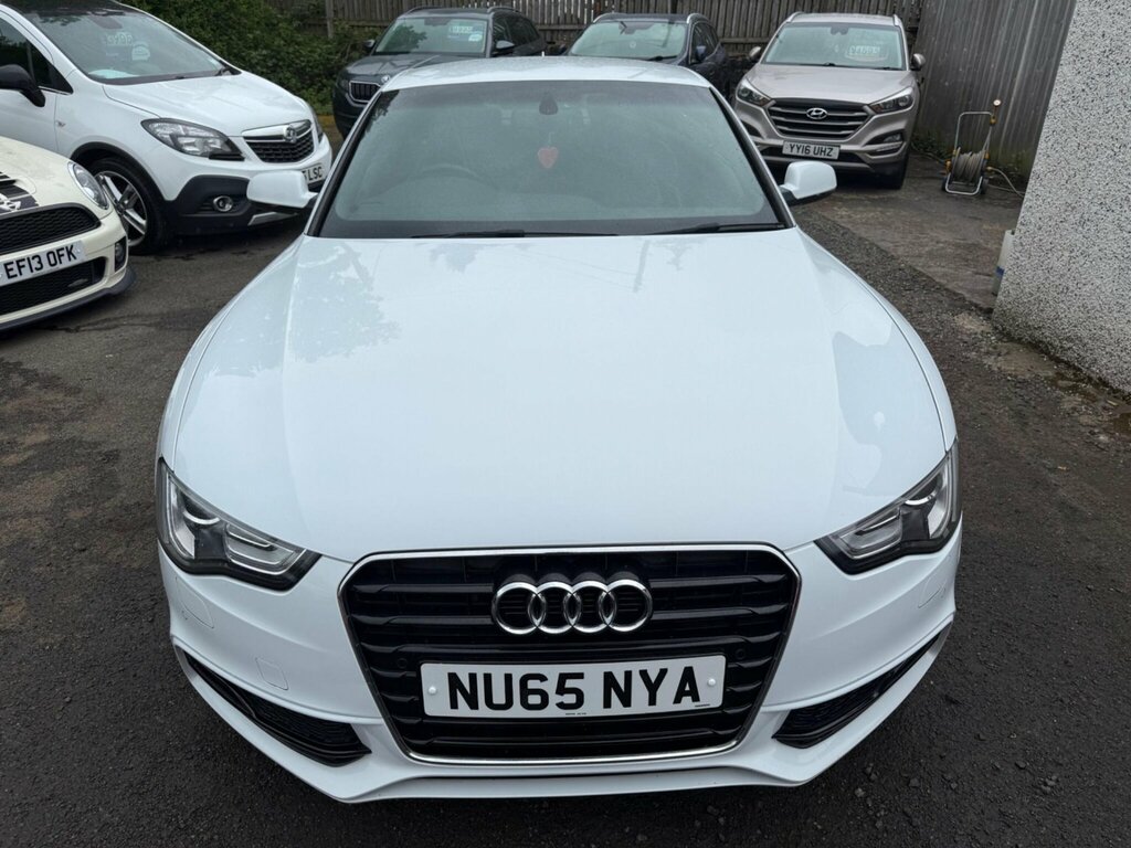 Audi A5 2.0 Tdi S Line Euro 6 Ss NU65NYA White #4