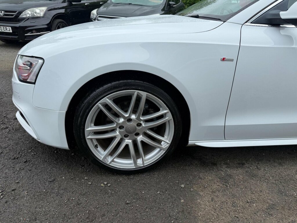 Audi A5 2.0 Tdi S Line Euro 6 Ss NU65NYA White #6