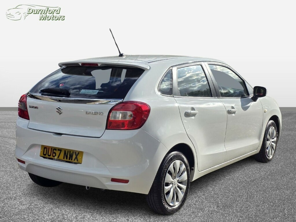 Suzuki Baleno Hatchback 1.2 Dualjet Sz3 201767 OU67NWX White #4