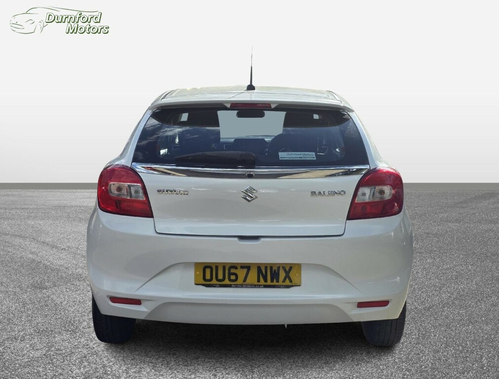 Suzuki Baleno Hatchback 1.2 Dualjet Sz3 201767 OU67NWX White #5