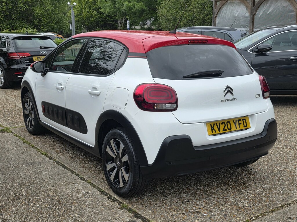 Citroen C3 Hatchback 1.2 Puretech Flair Plus 202020 KV20YFD White #6