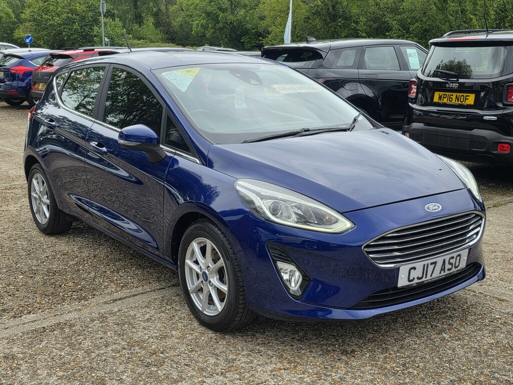 Ford Fiesta Hatchback 1.0 T Ecoboost Zetec 201717 CJ17ASO Blue #3