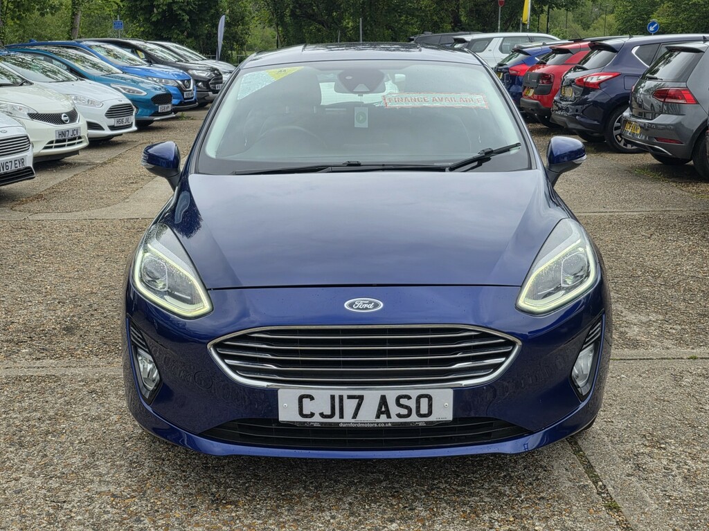 Ford Fiesta Hatchback 1.0 T Ecoboost Zetec 201717 CJ17ASO Blue #2