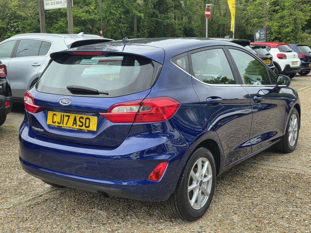 Ford Fiesta Hatchback 1.0 T Ecoboost Zetec 201717 CJ17ASO Blue #4
