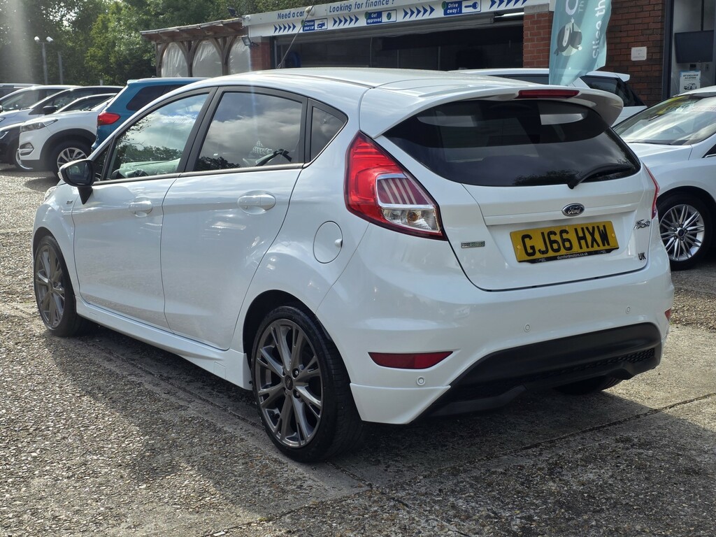 Ford Fiesta Hatchback 1.0 T Ecoboost St-line 201666 GJ66HXW White #6