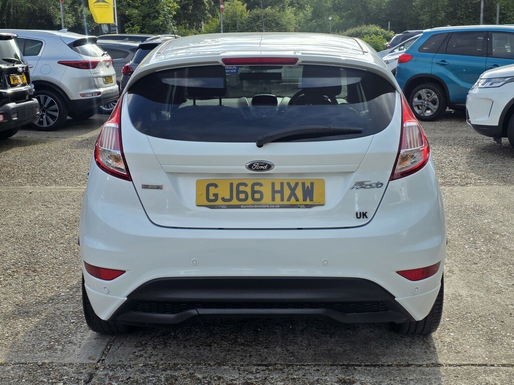 Ford Fiesta Hatchback 1.0 T Ecoboost St-line 201666 GJ66HXW White #5