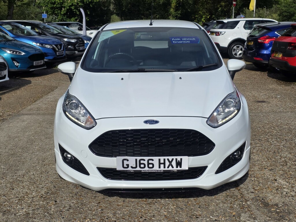 Ford Fiesta Hatchback 1.0 T Ecoboost St-line 201666 GJ66HXW White #2
