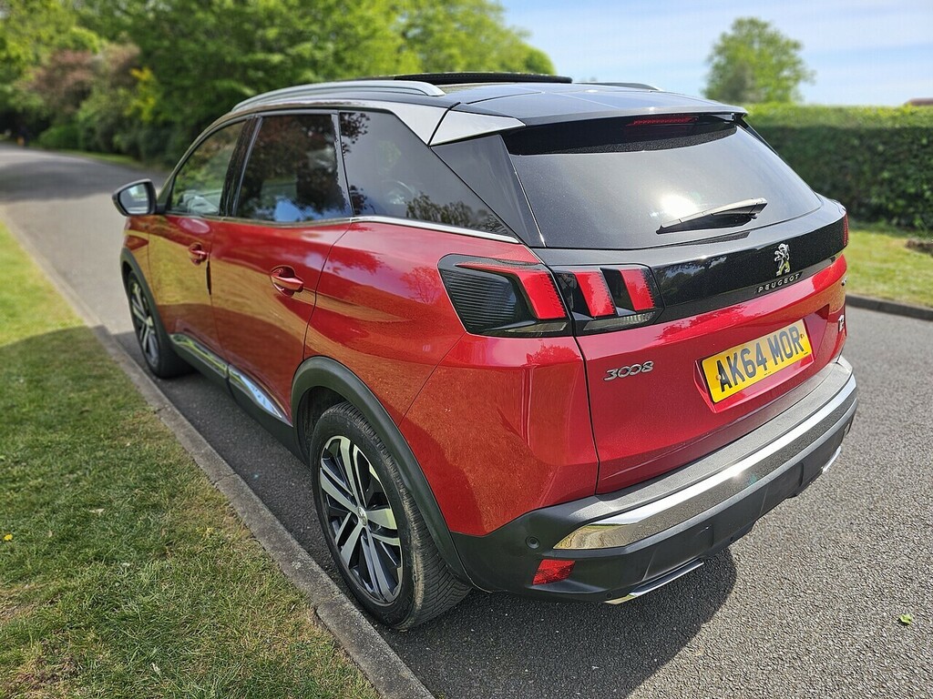 Peugeot 3008 Bluehdi Gt U3430 Ulez Red #6