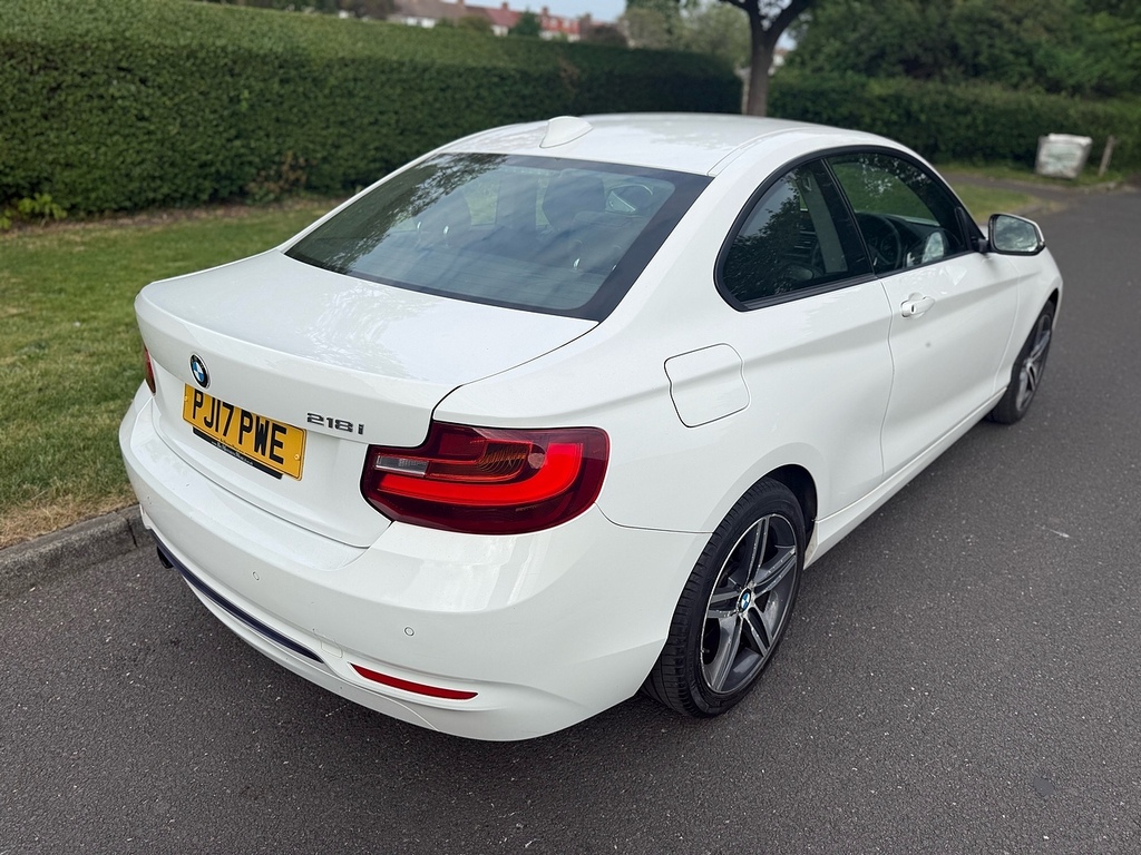 BMW 2 Series 218I Sport U3445 Ulez PJ17PWE White #3