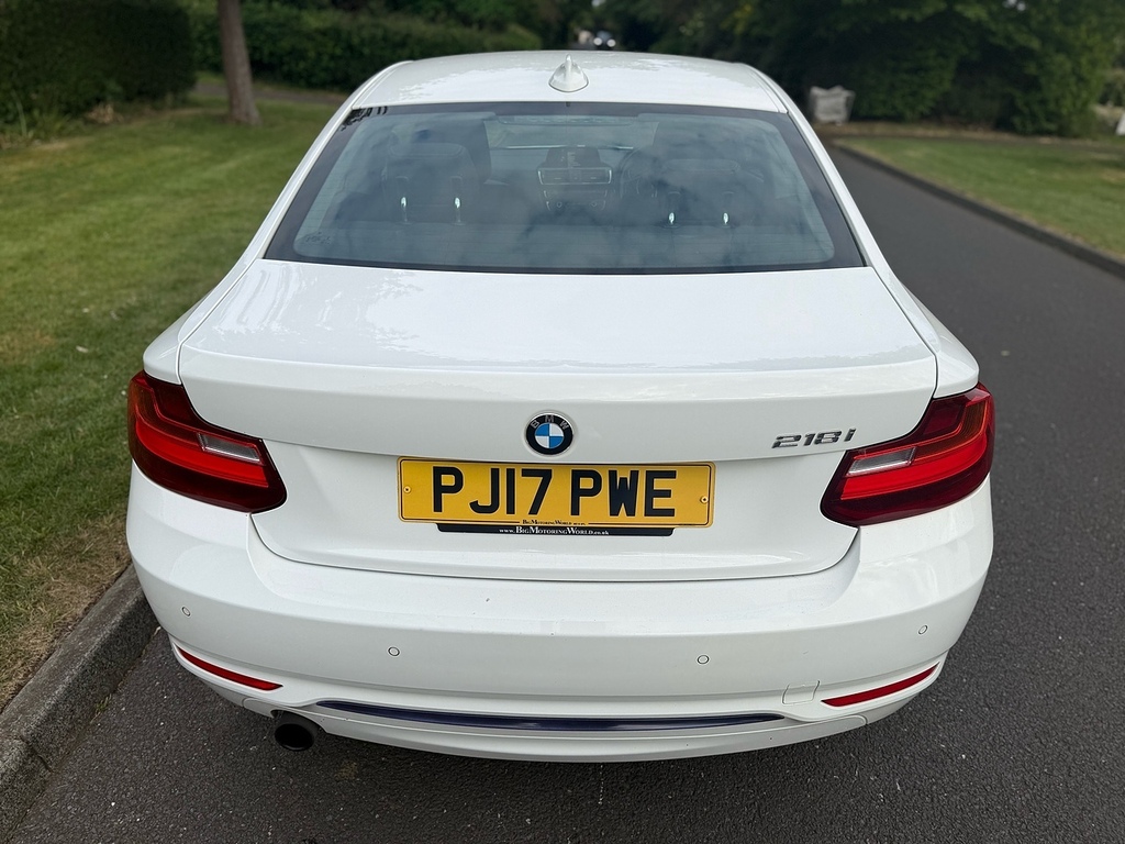 BMW 2 Series 218I Sport U3445 Ulez PJ17PWE White #5