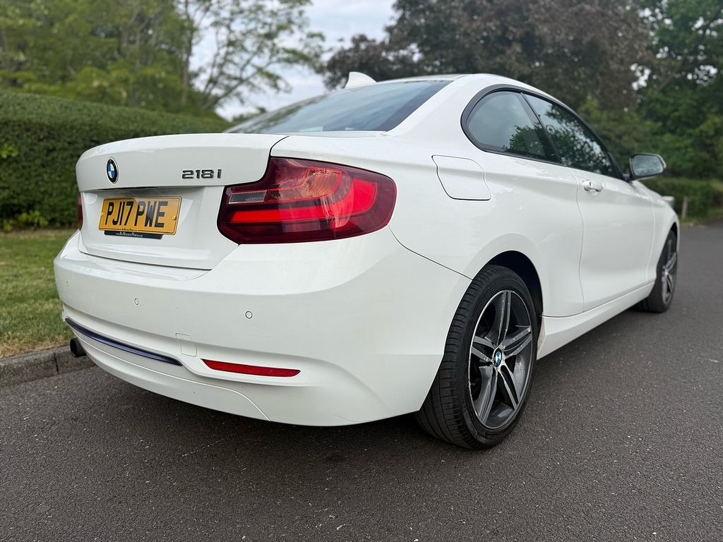 BMW 2 Series 218I Sport U3445 Ulez PJ17PWE White #4
