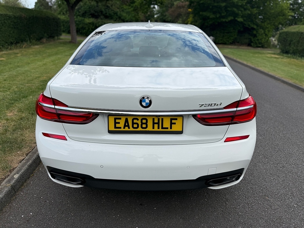 BMW 7 Series 730D M Sport U3460 Ulez EA68HLF White #5