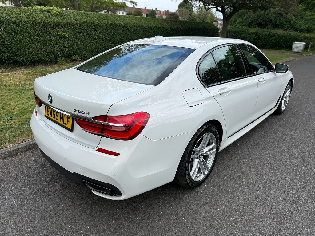 BMW 7 Series 730D M Sport U3460 Ulez EA68HLF White #3