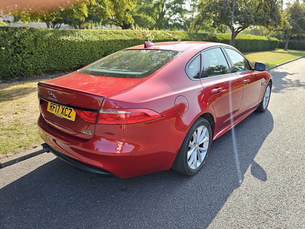 Jaguar XF D R-sport U2773 Ulez RF17XCZ Red #3
