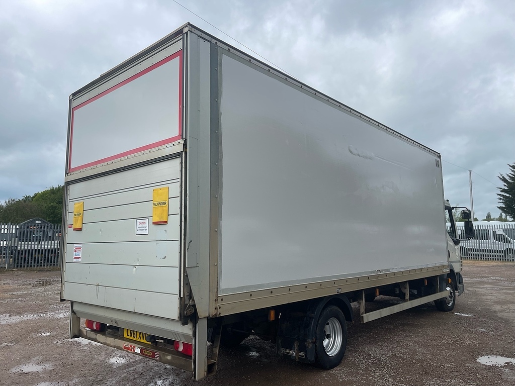 DAF All Models 45 Box Lorry With Taillift 7.5 Ton White #3