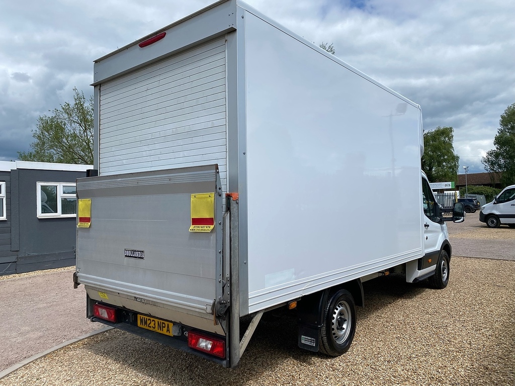 Ford Transit Custom 350 2.0 Ecoblue Leader L4 Xlwb Luton Van Tail Lift WM23NPA White #5