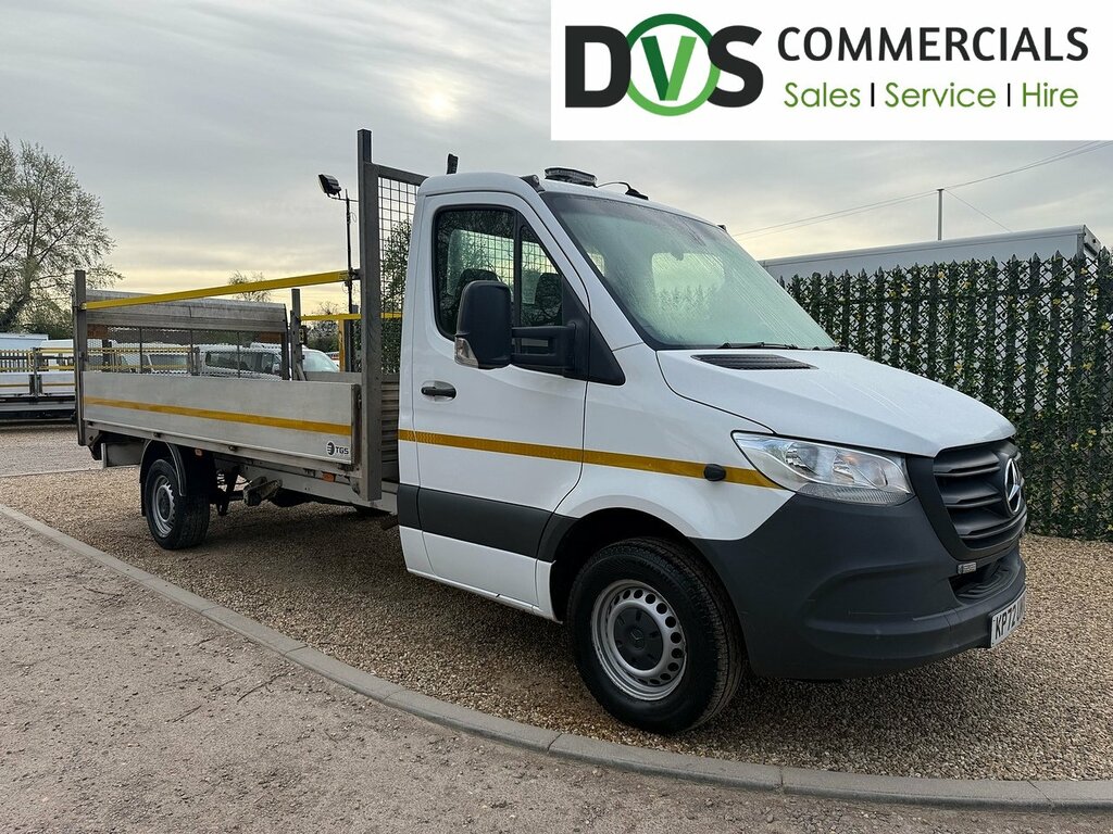 Mercedes-Benz Sprinter 315 Cdi Progressive L3 Lwb Dropside Tail Lift - Wh White