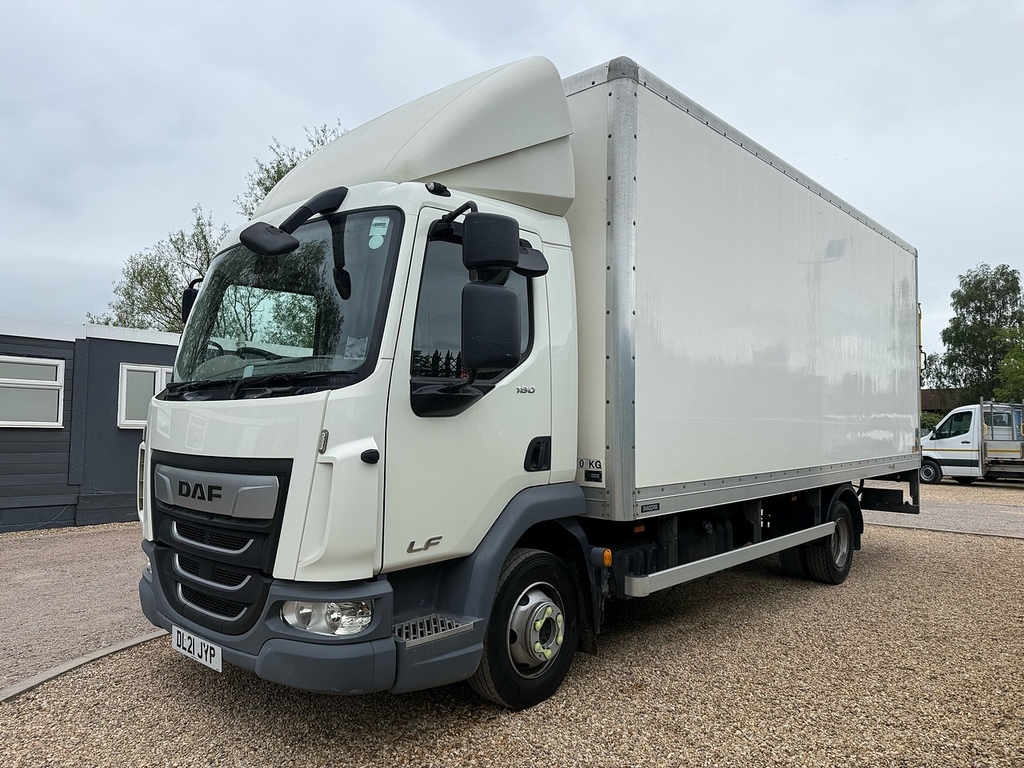 DAF All Models Box Van With Taillift 7.5 Ton 4 X 2 White #2