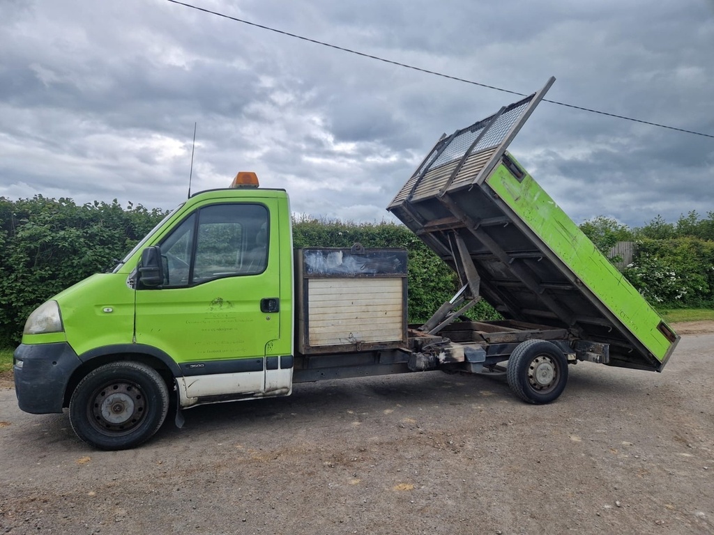 Vauxhall Movano 3500 2.5 Dti Lwb Tipper - Stoarge Locker Green