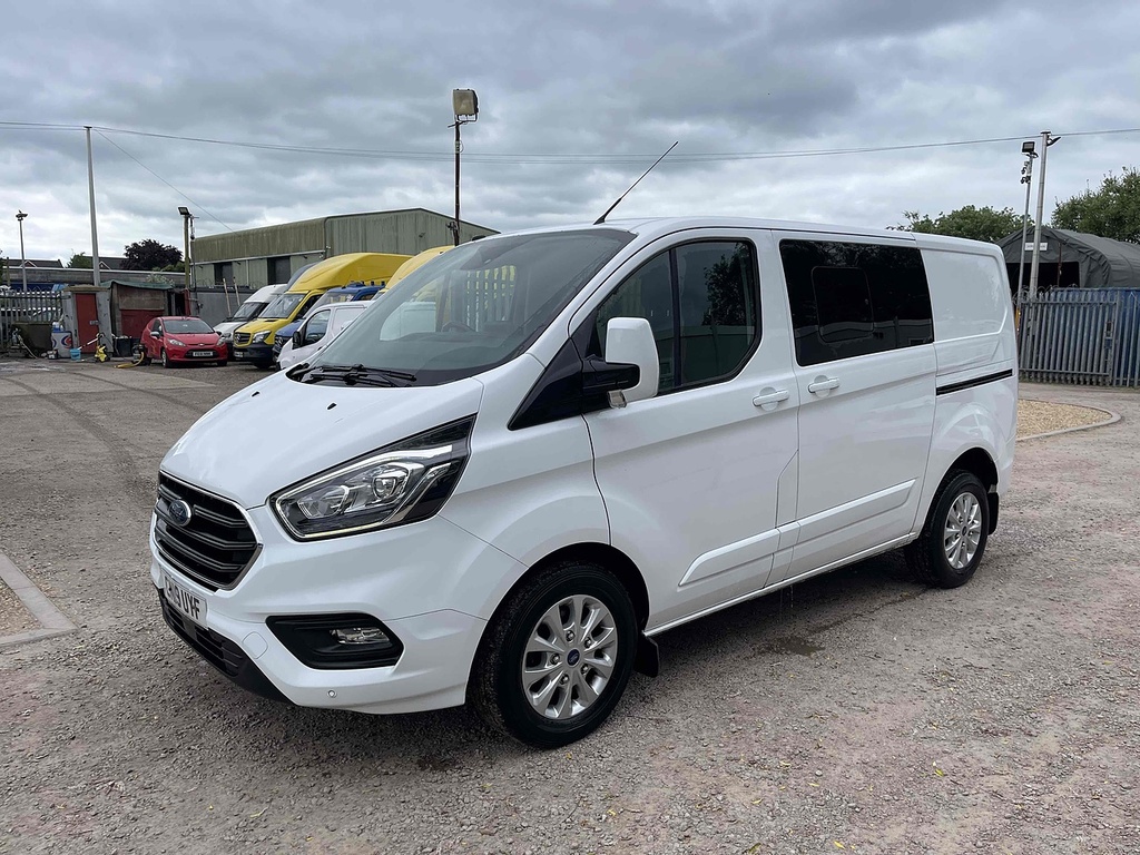 Ford Transit Custom 320 2.0 Ecoblue Limited Swb Panel Van - Euro 6 CN19UYF White #2