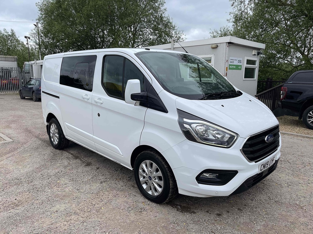 Ford Transit Custom 320 2.0 Ecoblue Limited Swb Panel Van - Euro 6 White