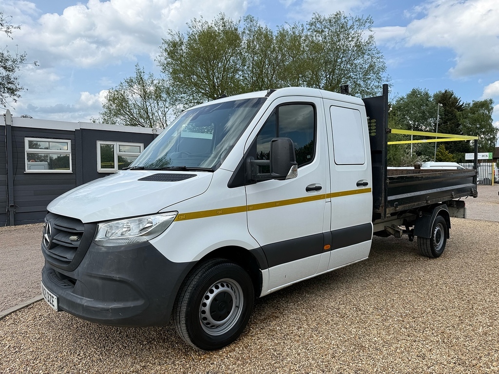 Mercedes-Benz Sprinter 314 2.1 Cdi L3 Lwb Double Cab Tipper - Storage Cab KN21BZE White #3