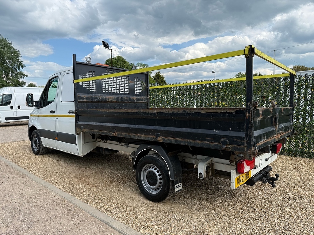 Mercedes-Benz Sprinter 314 2.1 Cdi L3 Lwb Double Cab Tipper - Storage Cab KN21BZE White #6