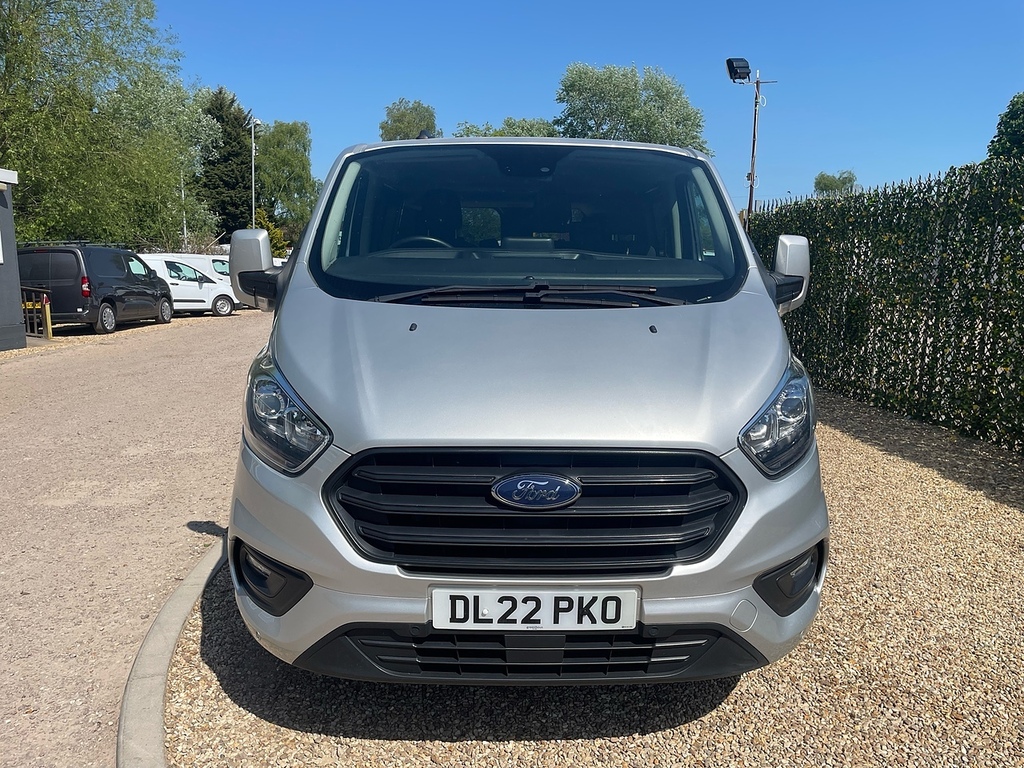 Ford Transit Custom 320 2.0 Ecoblue Trend L2 H1 Lwb Minibus - 9 Seats DL22PKO Silver #2