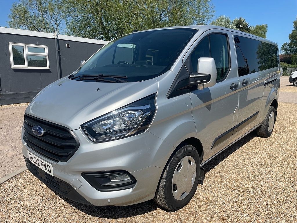 Ford Transit Custom 320 2.0 Ecoblue Trend L2 H1 Lwb Minibus - 9 Seats DL22PKO Silver #3