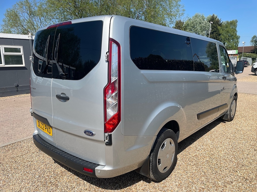 Ford Transit Custom 320 2.0 Ecoblue Trend L2 H1 Lwb Minibus - 9 Seats DL22PKO Silver #6