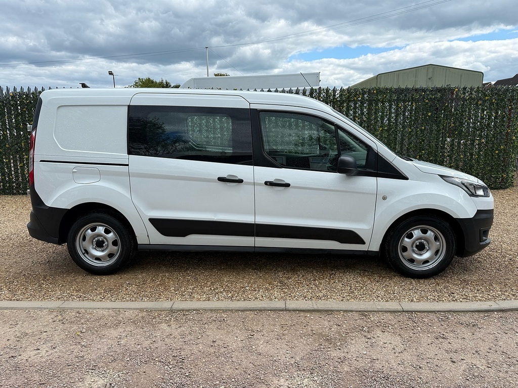 Ford Transit Connect 230 1.5 Ecoblue Leader L2 H1 Lwb Combi Crew Van - KN21WVZ White #5