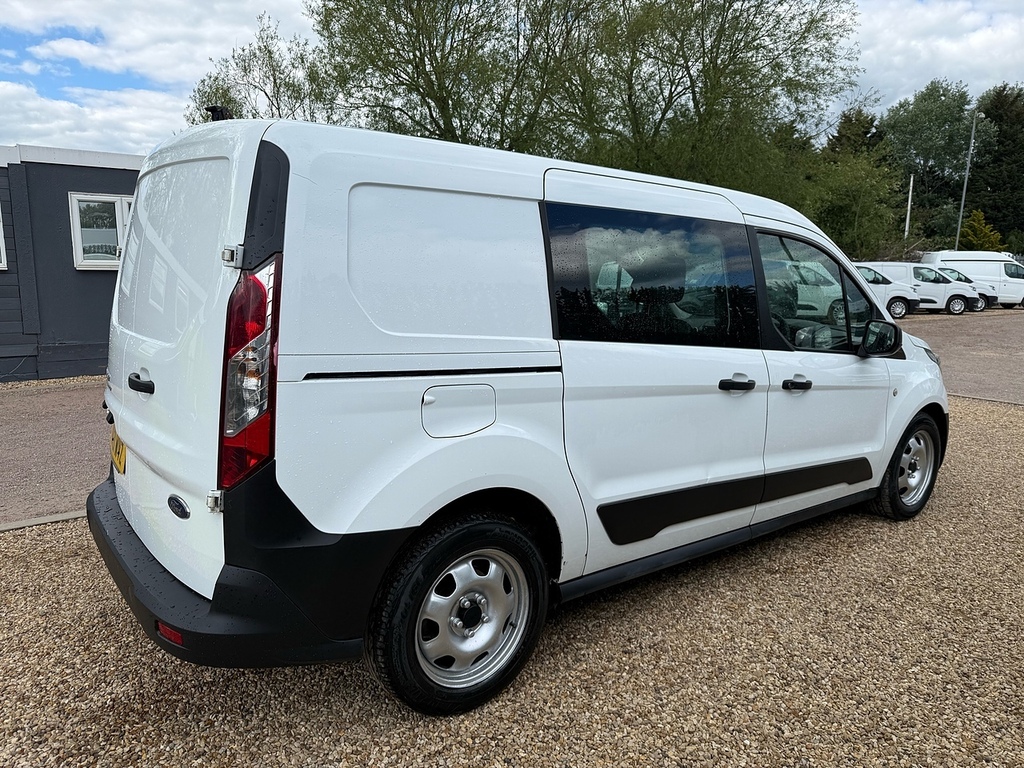 Ford Transit Connect 230 1.5 Ecoblue Leader L2 H1 Lwb Combi Crew Van - KN21WVZ White #4