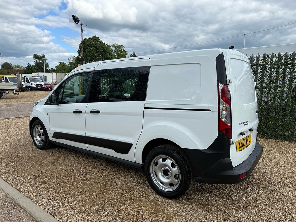 Ford Transit Connect 230 1.5 Ecoblue Leader L2 H1 Lwb Combi Crew Van - KN21WVZ White #3