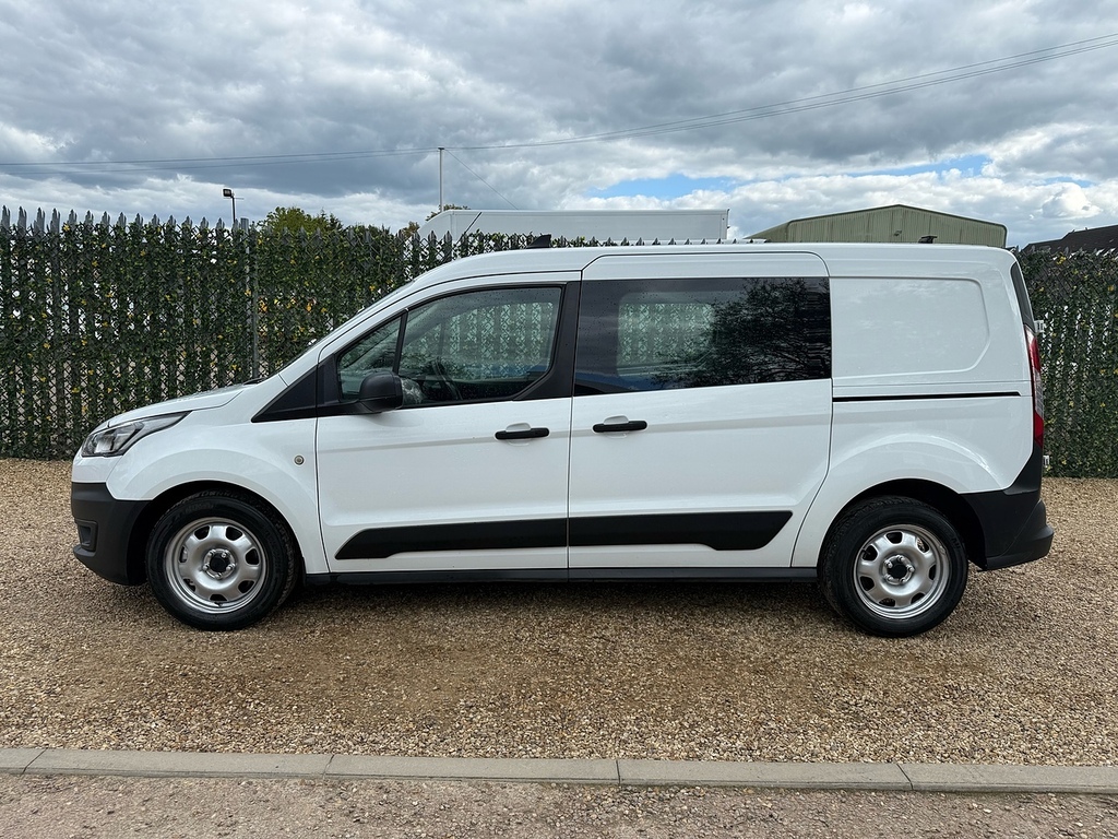 Ford Transit Connect 230 1.5 Ecoblue Leader L2 H1 Lwb Combi Crew Van - KN21WVZ White #6