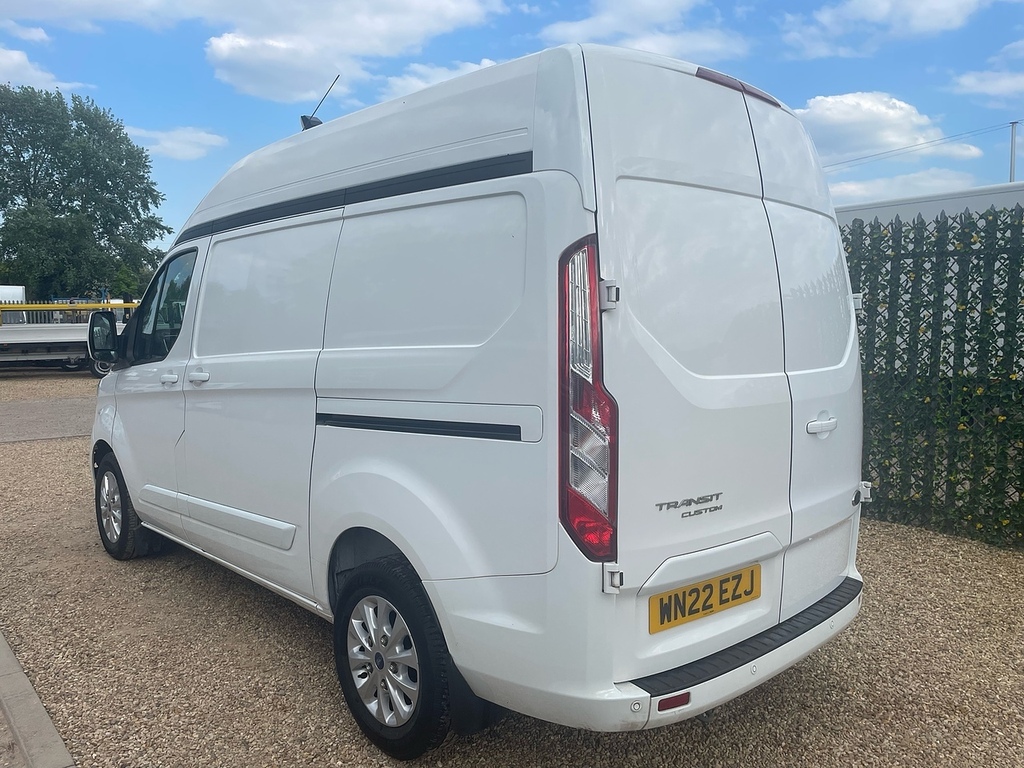 Ford Transit Custom 300 2.0 Ecoblue Limited L1 H2 Swb High Roof Panel WN22EZJ White #4