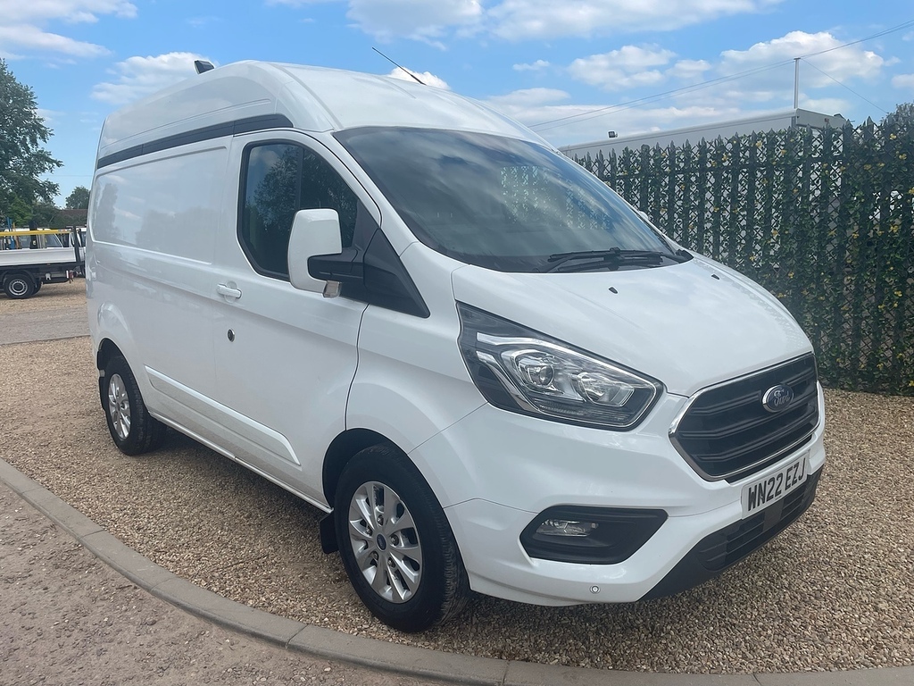 Ford Transit Custom 300 2.0 Ecoblue Limited L1 H2 Swb High Roof Panel White