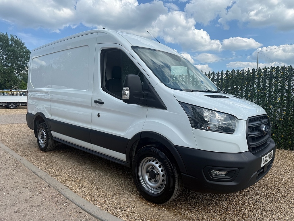 Ford Transit Custom 350 2.0 Ecoblue Leader L2 Mwb Panel Van 4X4 Adw - White