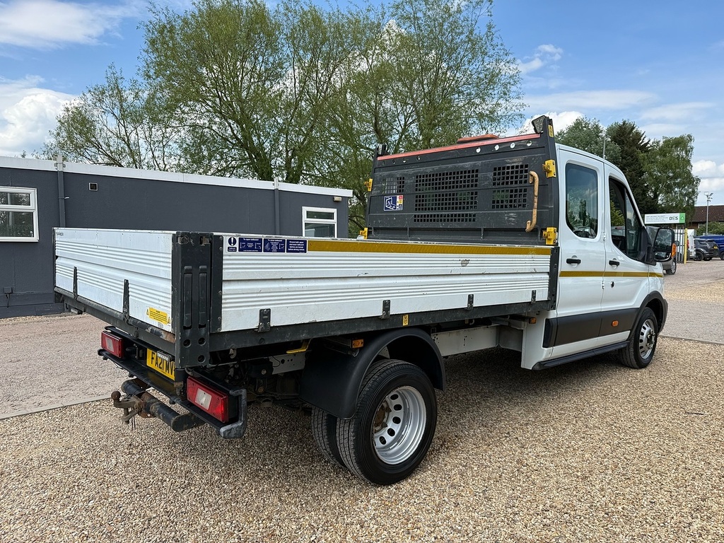 Ford Transit Custom 350 Ecoblue Leader 2.0 Double Cab Tipper - White FA21MVP White #5
