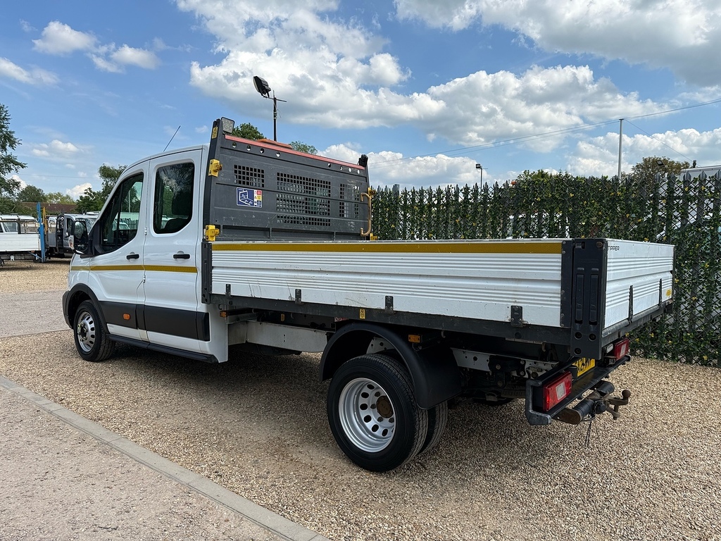 Ford Transit Custom 350 Ecoblue Leader 2.0 Double Cab Tipper - White FA21MVP White #4