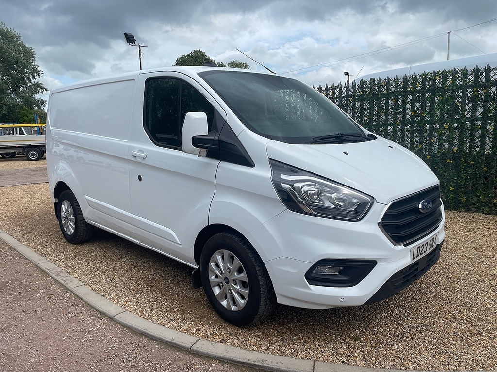 Ford Transit Custom 300 2.0 Ecoblue Limited L1 H1 Swb Panel Van - Whit White