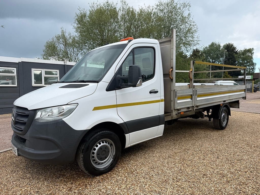Mercedes-Benz Sprinter 315 Cdi Progressive 2.0 Lwb 14Ft Dropside KW21POJ White #2