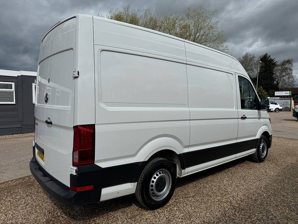 Volkswagen Crafter 2.0 Tdi Cr30 Startline L2 H3 Mwb Panel Van - White CK18OUD White #4