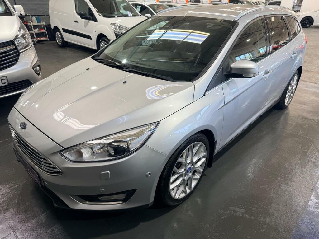 Ford Focus Estate 2.0 Tdci Titanium X Euro 6 Ss 2015 MW15YTJ Silver #6