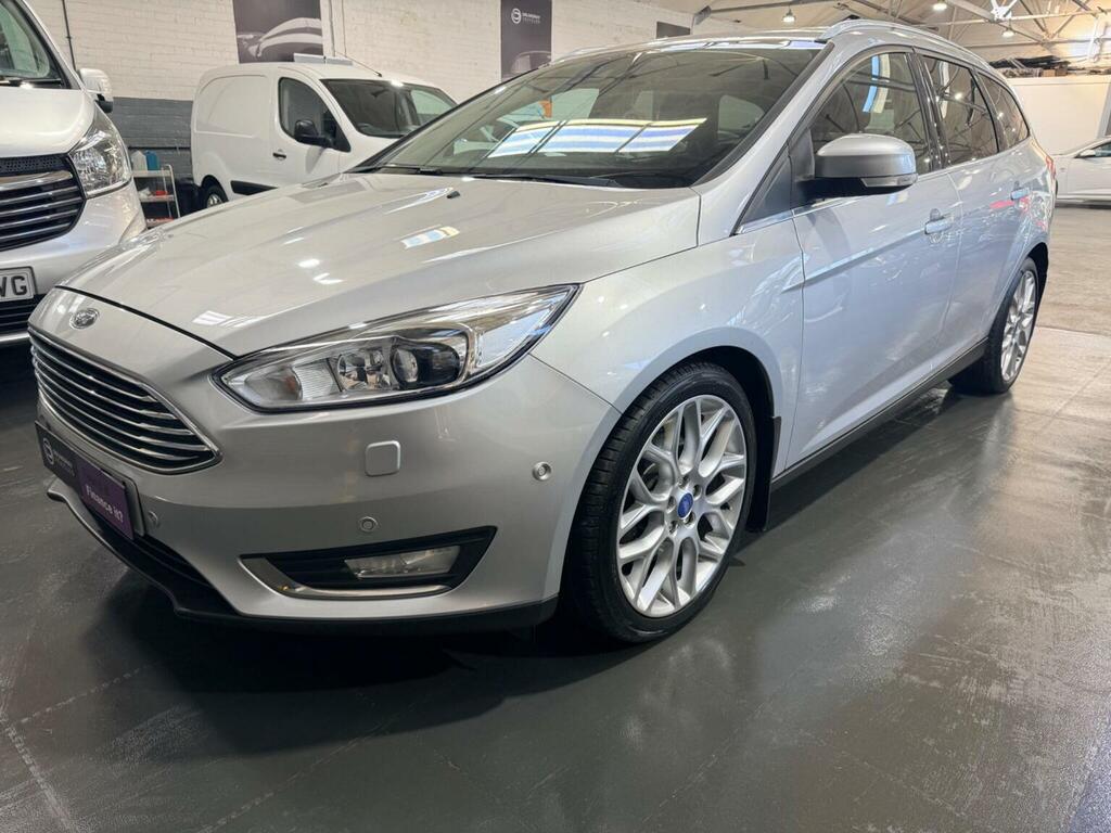 Ford Focus Estate 2.0 Tdci Titanium X Euro 6 Ss 2015 MW15YTJ Silver #5
