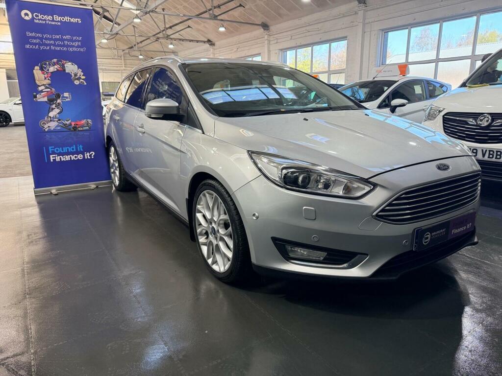 Ford Focus Estate 2.0 Tdci Titanium X Euro 6 Ss 2015 Silver