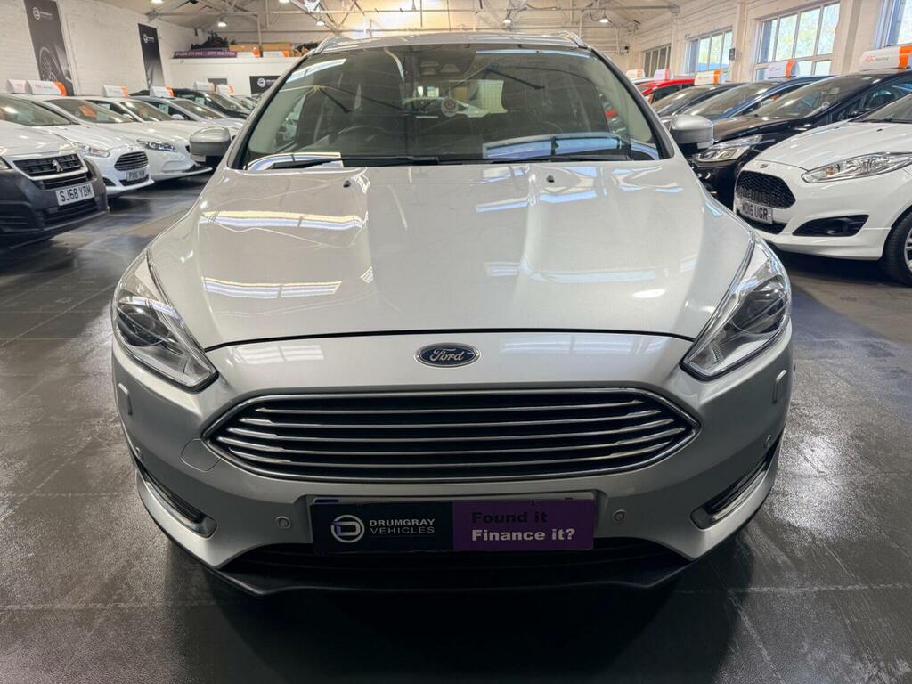 Ford Focus Estate 2.0 Tdci Titanium X Euro 6 Ss 2015 MW15YTJ Silver #4