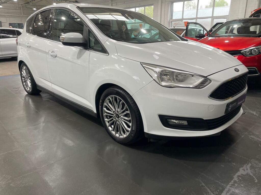 Ford C-Max Mpv 1.0T Ecoboost Gpf Zetec Euro 6 Ss 2019 SB68MYU White #2