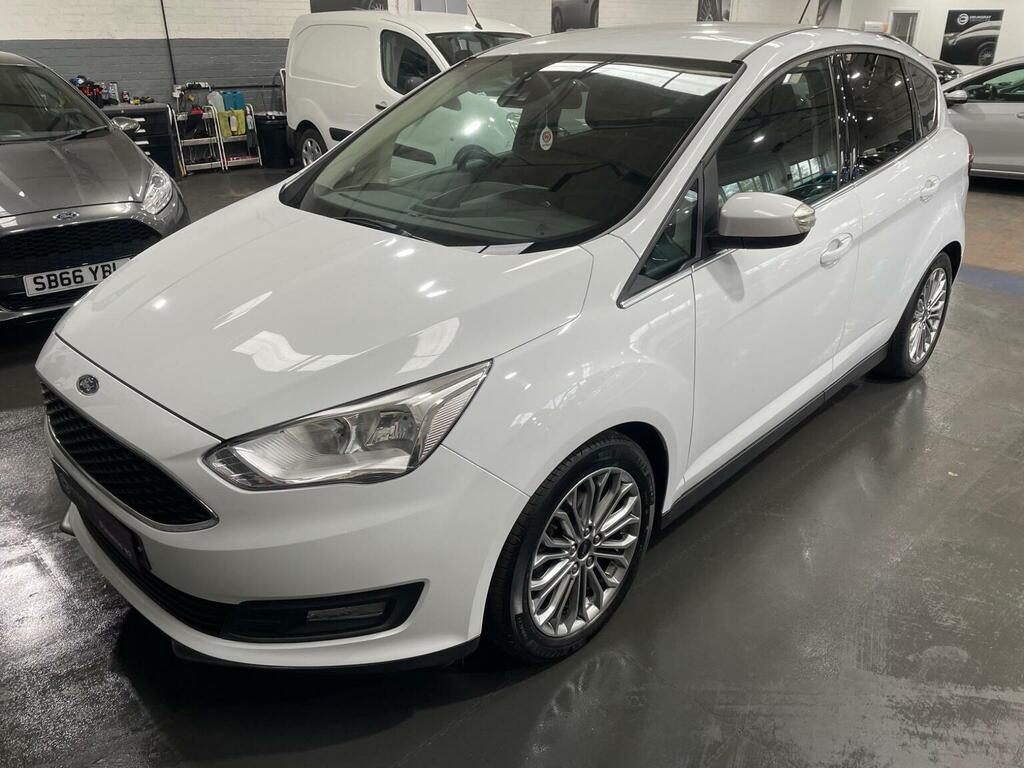 Ford C-Max Mpv 1.0T Ecoboost Gpf Zetec Euro 6 Ss 2019 SB68MYU White #6