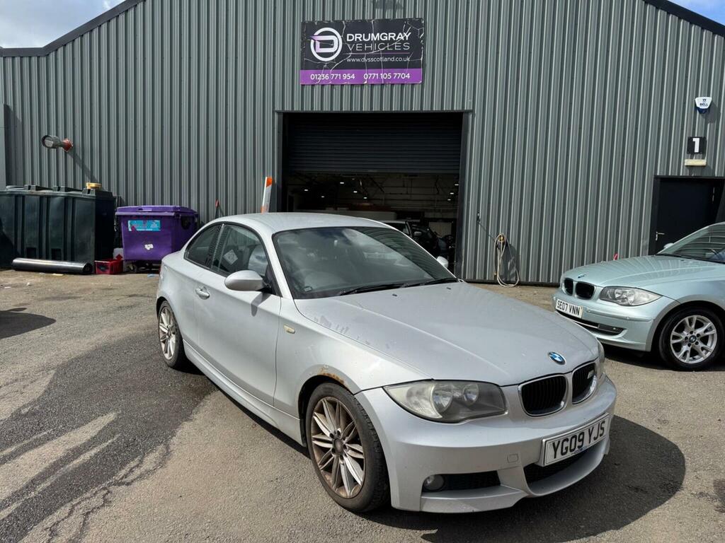 BMW 1 Series Coupe 2.0 120D M Sport Euro 5 200909 Silver