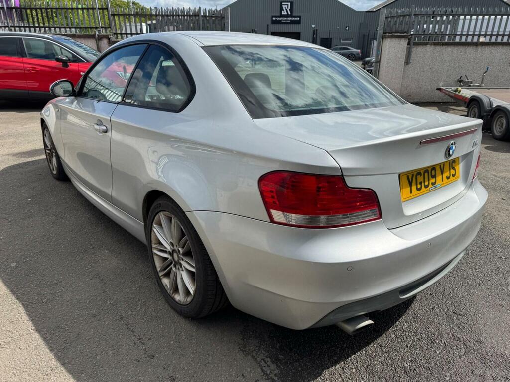 BMW 1 Series Coupe 2.0 120D M Sport Euro 5 200909 YG09YJS Silver #4